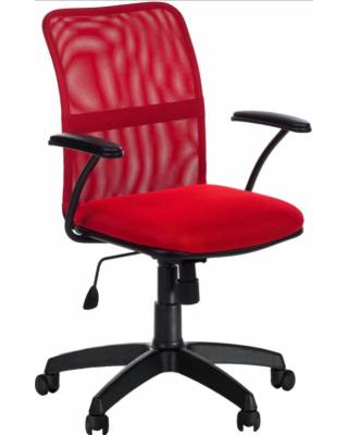 Кресло Форум + (красная ткань TW, пластик)