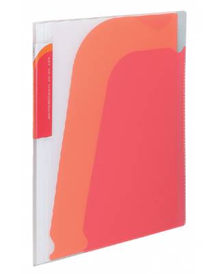 Папка-уголок Kokuyo Novita RA-N210R 10 внутр.карман A4 пластик 0.8мм красный/оранжевый