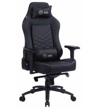 Кресло игровое Cactus CS-CHR-0112BL черный эко.кожа с подголов. крестов. сталь