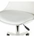 Кресло стул  "Eames MG-310 PL", пластик белый, экокожа белая, 532926. Фото товара с разных ракурсов.