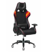 Кресло игровое геймерское Бюрократ VIKING 4 AERO RED две подушки черный/красный искусст.кожа/ткань