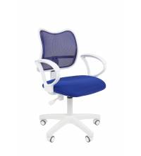 Офисное кресло Chairman 450 LT Россия белый пластик TW-10/TW-05 синий