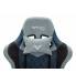 Кресло игровое геймерское Бюрократ VIKING 7 KNIGHT BL FABRIC синий текстиль/эко.кожа крестовина металл. Фото товара с разных ракурсов.