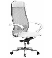Эргономичное кресло руководителя Samurai Comfort - 1.01 белый лебедь