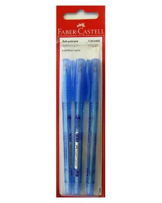 Ручка шариковая Faber-Castell CX5 (263402) синие чернила блистер (3шт)