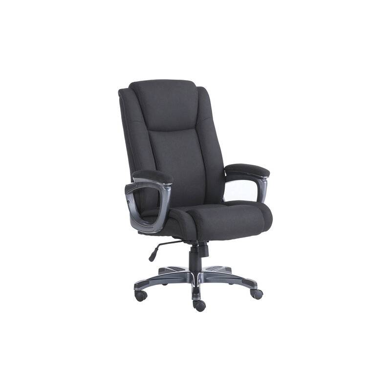Кресло офисное  PREMIUM "Solid HD-005", НАГРУЗКА до 180 кг, ткань, черное главное фото