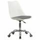 Кресло стул  "Eames MG-310 CH", хром, пластик белый, ткань серая, 532924 главное фото в маленьком размере