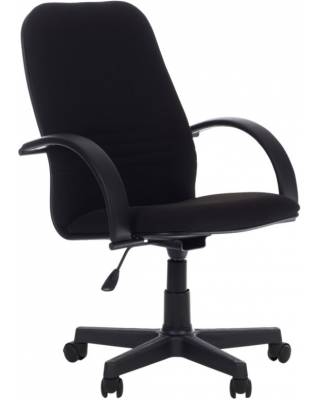 Кресло руководителя Менеджер (черная ткань)
