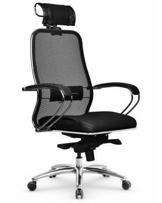 Кресло Samurai SL-2.04 (черная кожа)