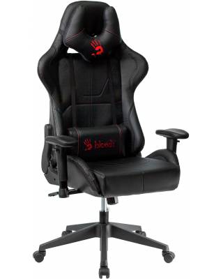 Кресло игровое A4Tech Bloody GC-500 черный эко.кожа крестов. главное фото