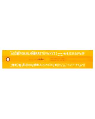 Трафарет буквенный Rotring S0228530 Z в соответствии с ISO 3098/I высота шрифта 50мм