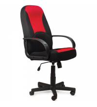 Кресло офисное  "City EX-512", ткань черная/красная, TW, 531408
