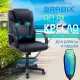Кресло руководителя Relax MS-001, 4 массажных модуля, экокожа, черное. Фото товара с разных ракурсов.