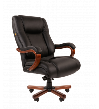 Кресло СHAIRMAN 503 (черная кожа)
