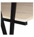 Стол на металлокаркасе BRABIX LOFT CD-004, 1200х535х1110 мм, 3 полки, цвет дуб натуральный, 641220. Фото товара с разных ракурсов.