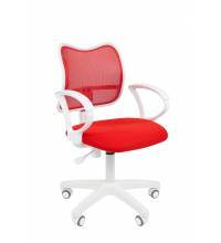 Офисное кресло Chairman 450 LT Россия белый пластик TW-19/TW-69 красный