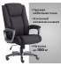 Кресло офисное  PREMIUM "Solid HD-005", НАГРУЗКА до 180 кг, ткань, черное. Фото товара с разных ракурсов.