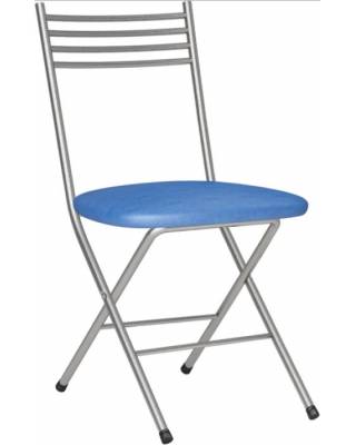 Складной стул Бистро-200 (Синий кожзам №11).