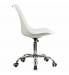 Кресло стул  "Eames MG-310 CH", хром, пластик белый, экокожа белая, 532923. Фото товара с разных ракурсов.