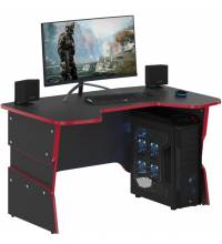 Стол игровой STG 1385 (антрацит-красный)