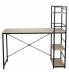 Стол на металлокаркасе BRABIX LOFT CD-005,1200х520х1200 мм, 3 полки, цвет дуб натуральный, 641223. Фото товара с разных ракурсов.