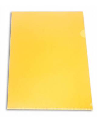 Папка-уголок Бюрократ -E310N/1YEL непрозрачный A4 пластик 0.18мм желтый
