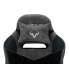 Кресло игровое геймерское Бюрократ VIKING 6 KNIGHT B FABRIC черный крестовина металл. Фото товара с разных ракурсов.