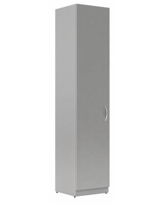 Шкаф колонка с глухой дверью SR-5U.1(L) Серый 386х375х1815