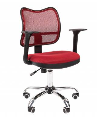 Офисное кресло Chairman 450 хром Россия СТ TW-13/TW-06 красный