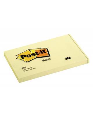 Блок самоклеящийся бумажный 3M Post-it 7000033850 76x127мм 100лист. желтый