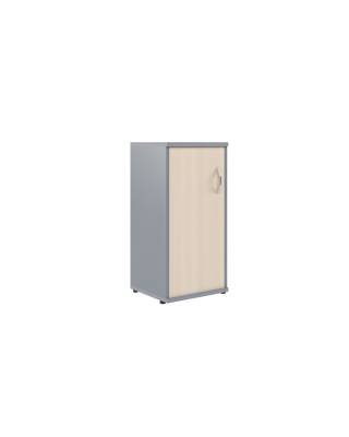 Шкаф колонка с глухой дверью СУ-3.1(L) Клен/Металлик 406*365*823 