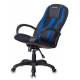 Кресло игровое Бюрократ VIKING-9/BL+BLUE черный/синий искусст.кожа/ткань. Фото товара с разных ракурсов.