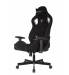 Кресло игровое Knight Outrider черный Light-20 с подголов. крестов. металл. Фото товара с разных ракурсов.