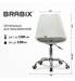 Кресло стул  "Eames MG-310 CH", хром, пластик белый, ткань серая, 532924. Фото товара с разных ракурсов.