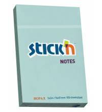 Блок самоклеящийся бумажный Stick`n 21146 51x76мм 100лист. 70г/м2 пастель голубой