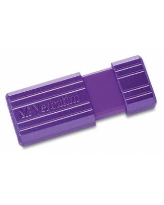 Флеш Диск Verbatim 16Gb PinStripe 49058 USB2.0 фиолетовый