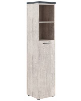 Шкаф колонка с глухой средней дверью и топом THC 42.6 Дуб Каньон 430х452х1968