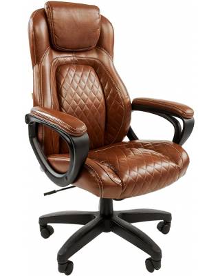 Кресло СHAIRMAN 432 (коричневая экокожа)