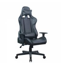 Кресло компьютерное  "GT Carbon GM-115", две подушки, экокожа, черное, 531932