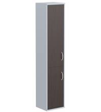 Шкаф колонка с глухой средней и малой дверьми СУ-1.3(R) Венге Магия/Металлик 406*365*1975