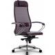 Эргономичное кресло руководителя Samurai Comfort - 1.01 бордовое главное фото в маленьком размере