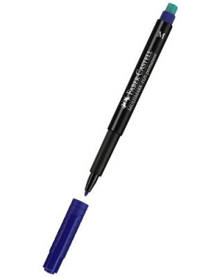 Ручка капиллярная Faber-Castell Multimark (152551) 1.0мм голубые чернила