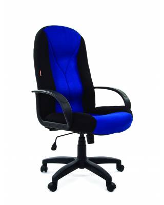 Офисное кресло Chairman 785 Россия TW-11 черный + TW-10 синий