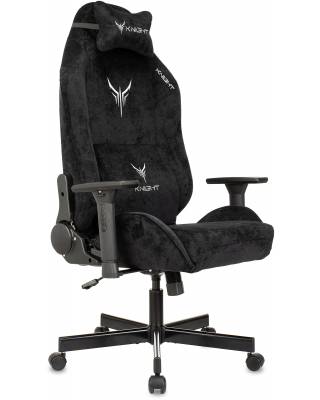 Кресло игровое Knight N1 Fabric черный Light-20 с подголов. крестов. металл главное фото
