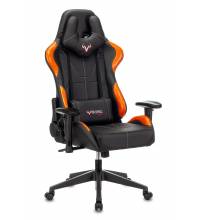 Кресло игровое геймерское Бюрократ VIKING 5 AERO ORANGE черный/оранжевый искусственная кожа