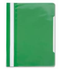 Папка-скоросшиватель Бюрократ -PS-K20GRN A4 прозрач.верх.лист карм.на лиц.стор. пластик зеленый