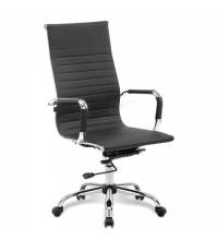 Кресло офисное BRABIX Energy EX-509, экокожа, хром, черное, 530862