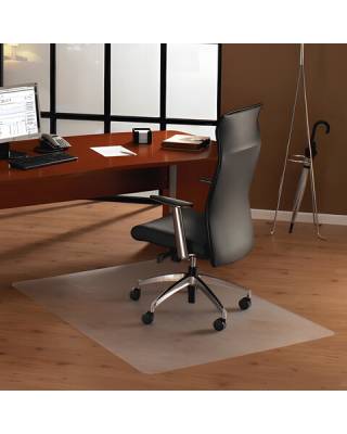 Коврик защитный для твердых напольных покрытий, износостойкий, FLOORTEX, прямоугольный, 90х120 см, толщина 1,7 мм, FC129017EV