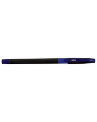 Ручка шариковая Cello SLIMO GRIP 0.7мм игловидный пиш. наконечник черный/синий синие чернила коробка