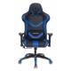 Игровое кресло 772N черно-синее (искусственная кожа). Фото товара с разных ракурсов.